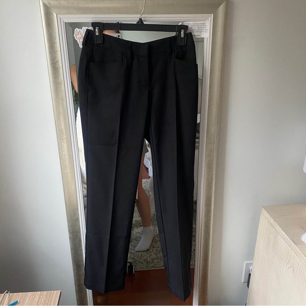 Oobe Black Straight Leg Female Pants